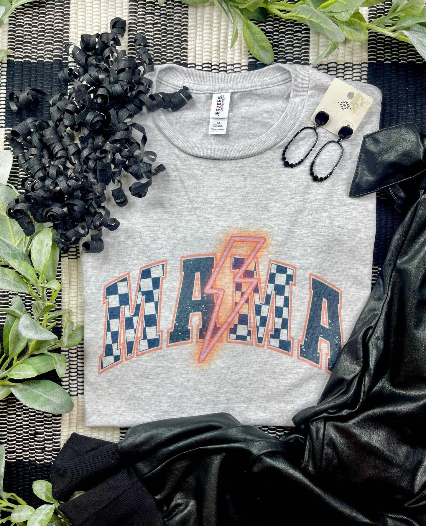 Mama Neon Bolt T-Shirt