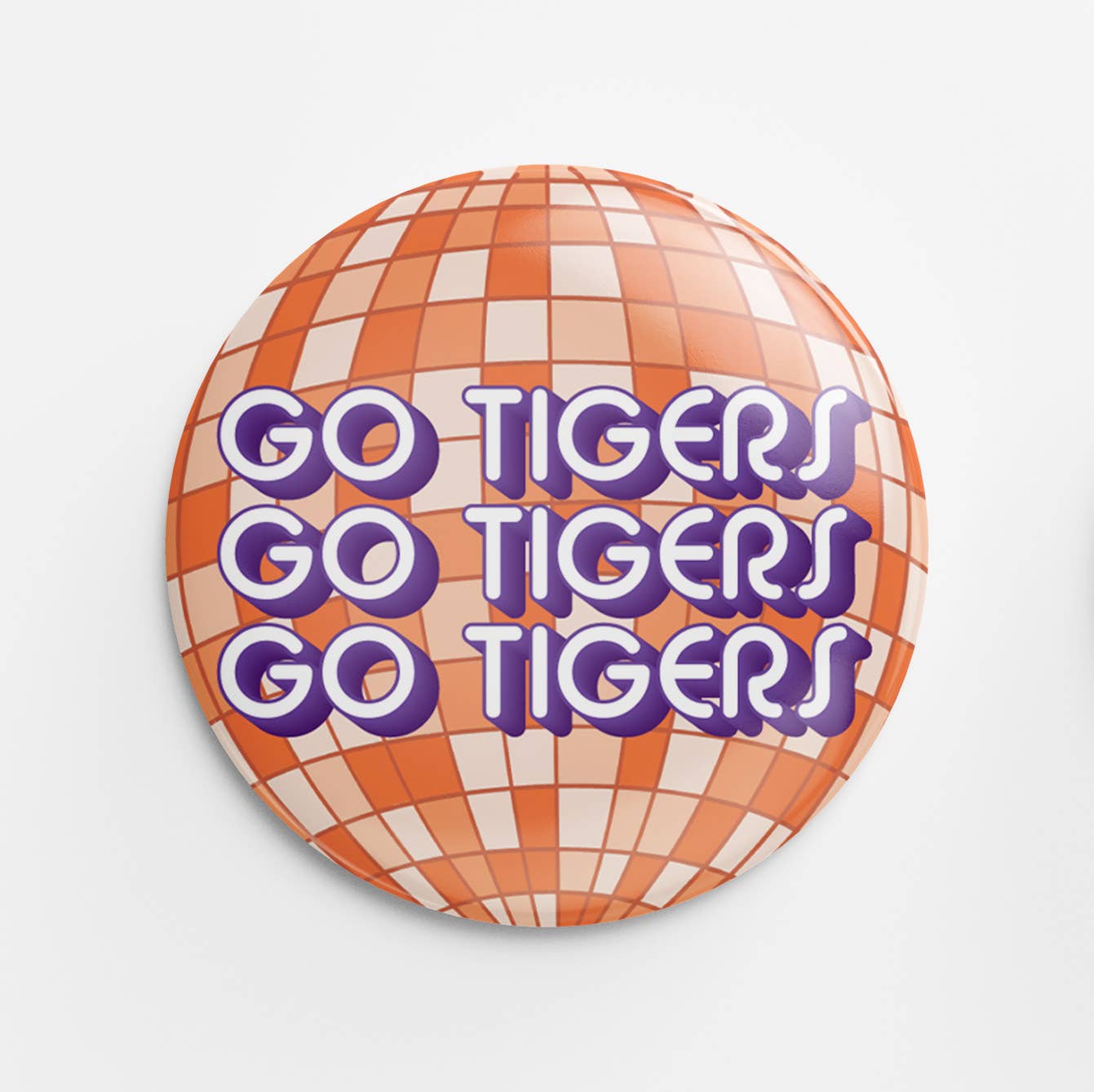 Disco Tigers Button