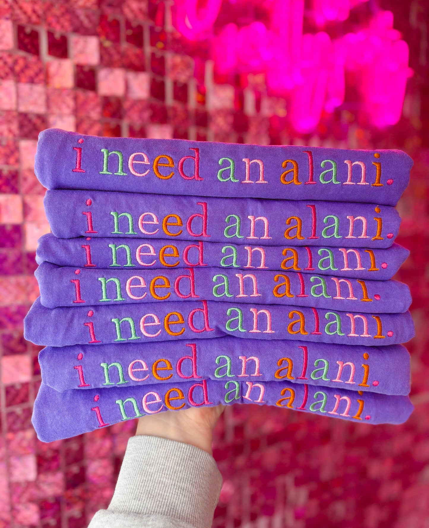 I need an Alani  Embroidered Tee