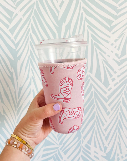 Western Cowgirl Boots Coffee Sleeve