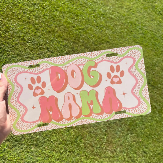 Dog Mama Front License Plate