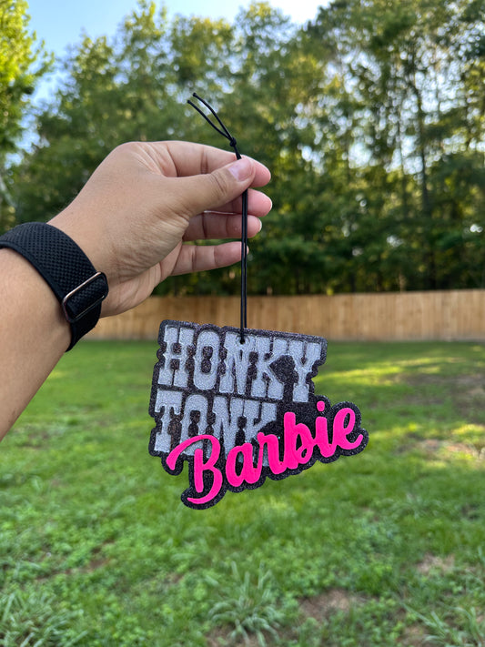 Honky Tonk Barbie Car Freshie