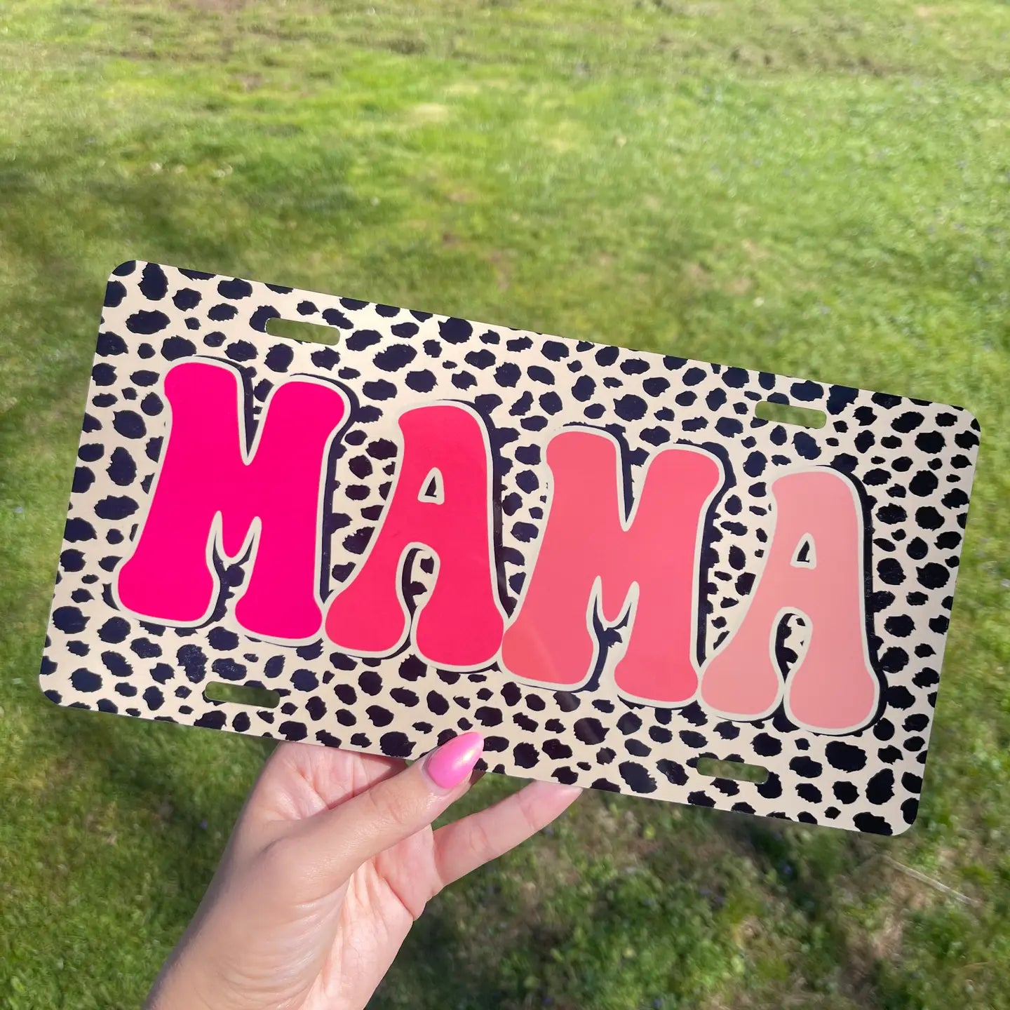 Mama Front License Plate