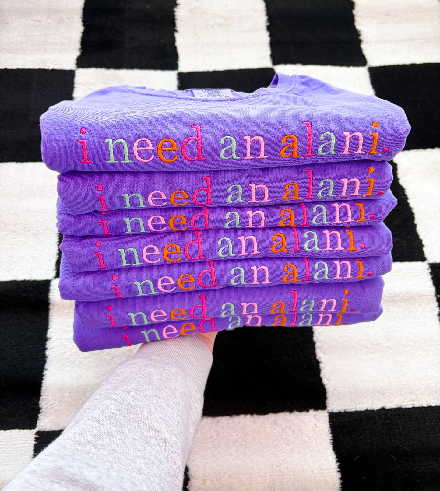 I need an Alani  Embroidered Tee